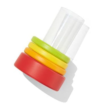 Clear Tube With Stacking Rings from The Explorer Play Kit