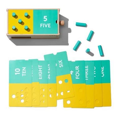 Wooden Counting Box from The Free Spirit Play Kit