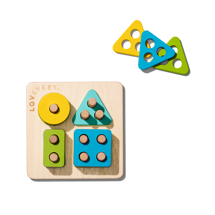 Sort & Stack Peg Puzzle from The Enthusiast Play Kit