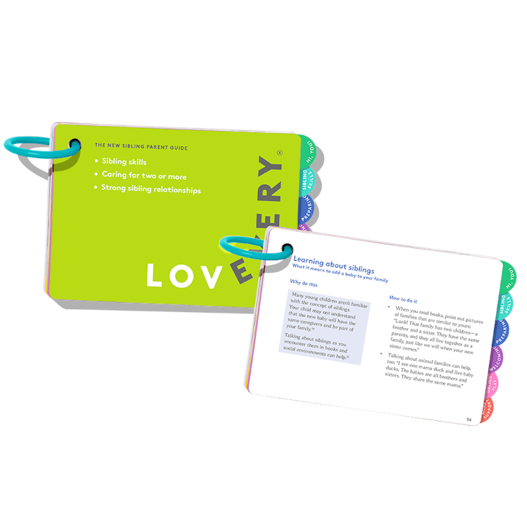 The New Sibling Course Pack Parent Guide by Lovevery